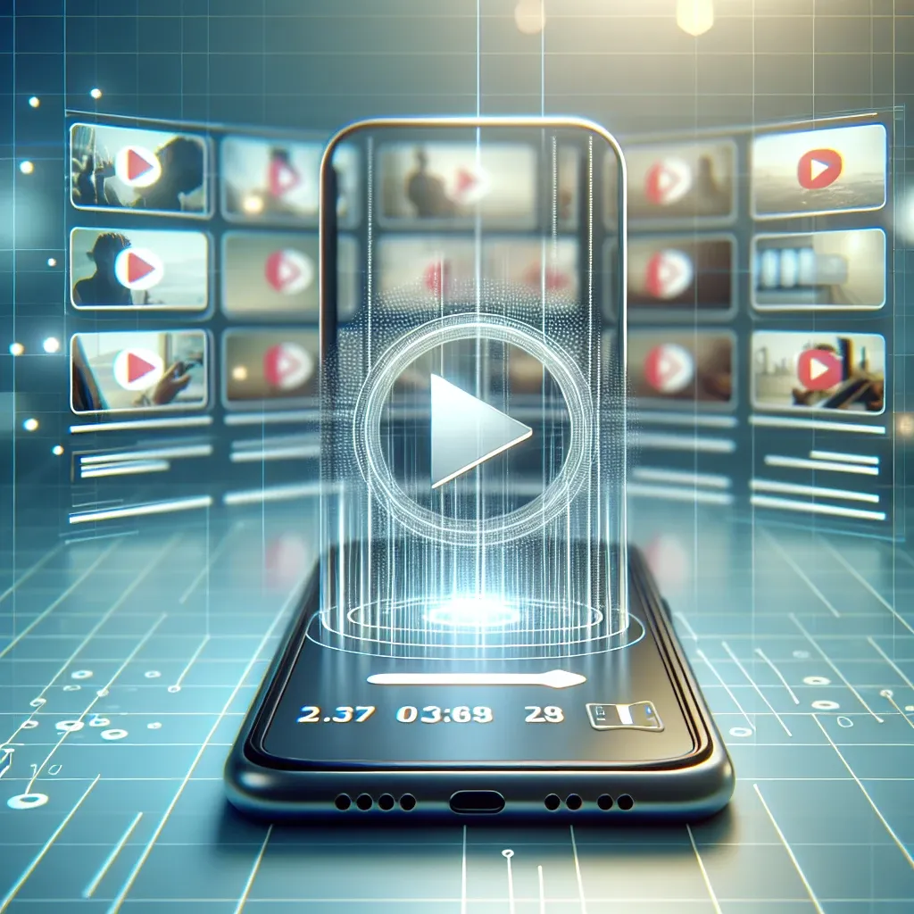 "User utilizing a TikTok video downloader on a smartphone, showcasing the ease of saving TikTok videos for offline viewing in the Ultimate Guide to Using a TikTok Video Downloader."